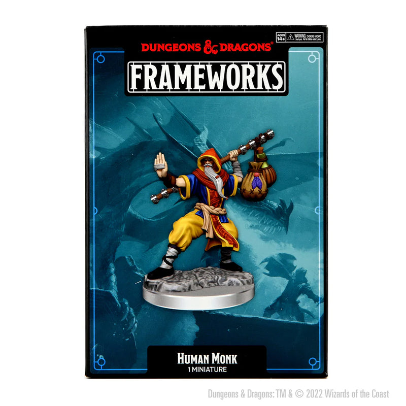 D&D Frameworks Miniatures | Human Monk