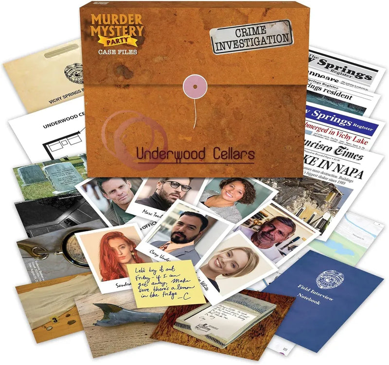 Murder Mystery Party Case Files : Underwood Cellars