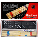 3-In-1 Dominoes/Mikado/Yatzy