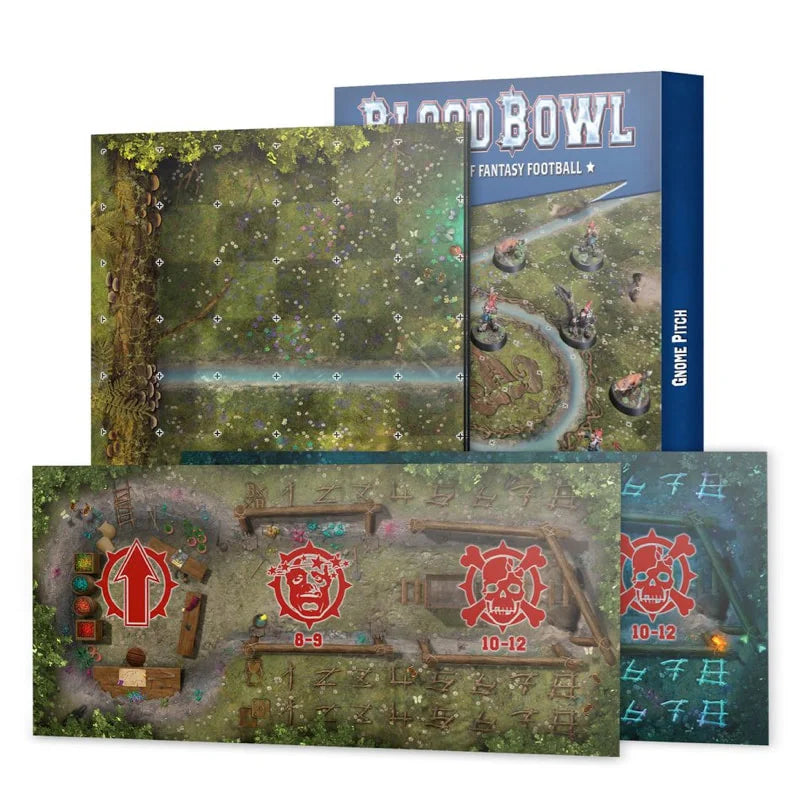 BloodBowl : Dice Sets, Team Card Packs & Pitch w/ Dugouts