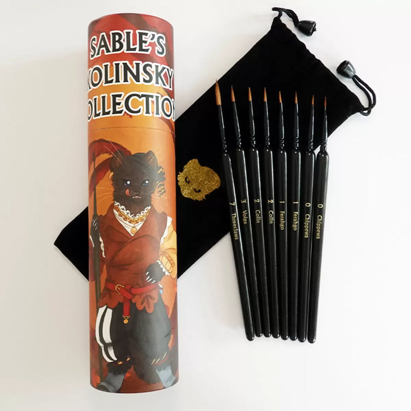 Chronicle Cards - Kolinsky Sable Brush Set (10)
