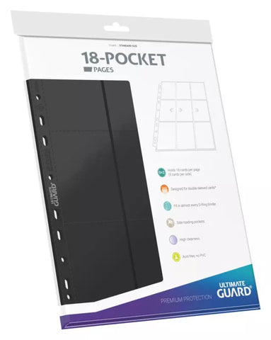 Ultimate Guard | 18-Pocket Binder Pages - Side-Loading (10-Pack)