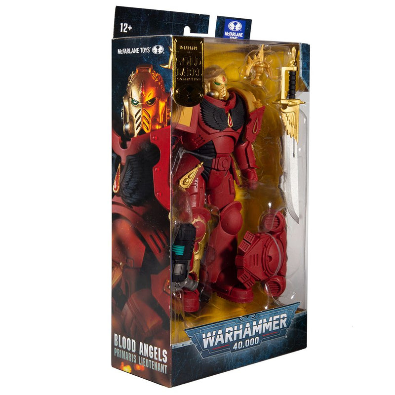 McFarlane Toys 40K Figure : Blood Angels - Primaris Lieutenant (Gold Label)