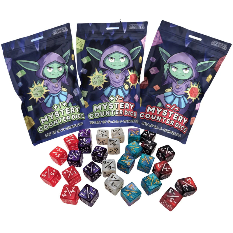 Mystery Dice Goblin | +/- Counter Dice Set (10)