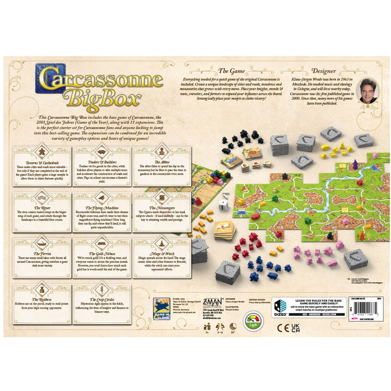 Carcassonne : Base & Expansions